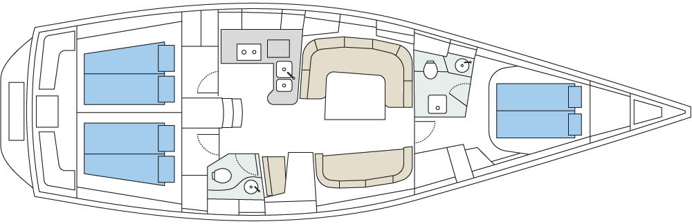 Bateaux CCS Flying Swiss V Arcona 430